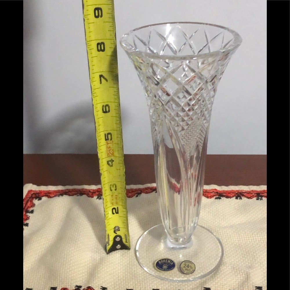 Bohemian Cit Glass Beautiful Vase from the Czech Republic!